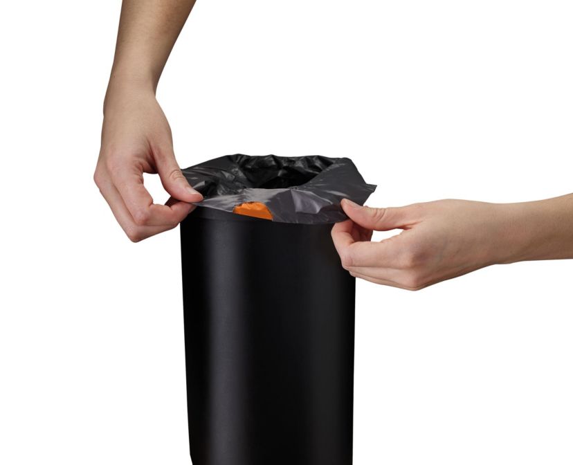 EasyStore Luxe Stainless-steel 5-litre pedal can with  liner storage