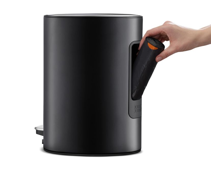 EasyStore Luxe Stainless-steel 5-litre pedal can with  liner storage