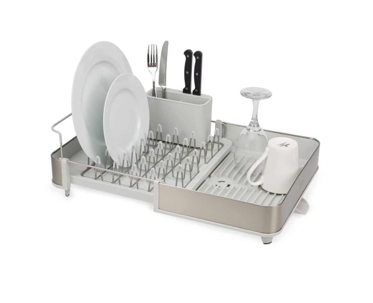Extend Steel Expandable Dish Rack Grey