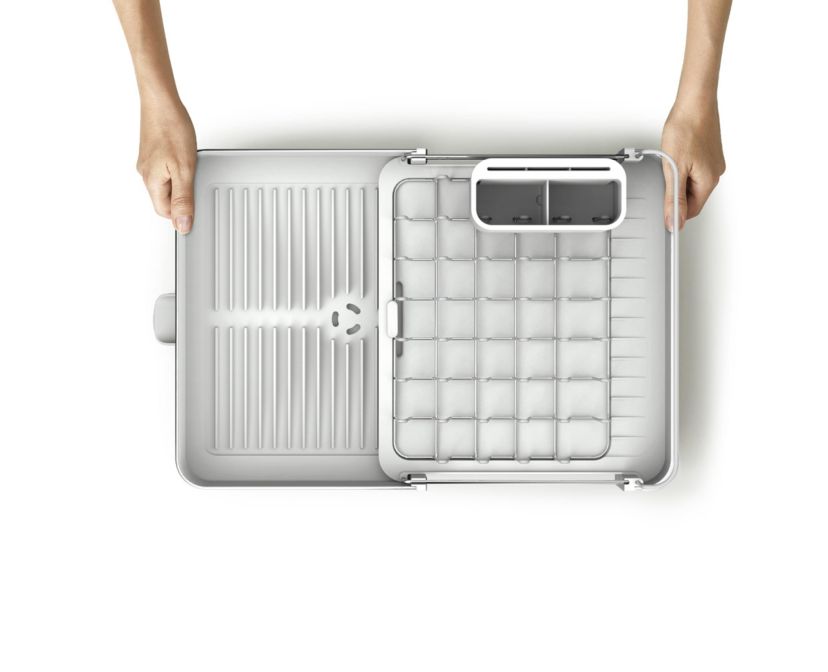 Extend Steel Expandable Dish Rack Grey