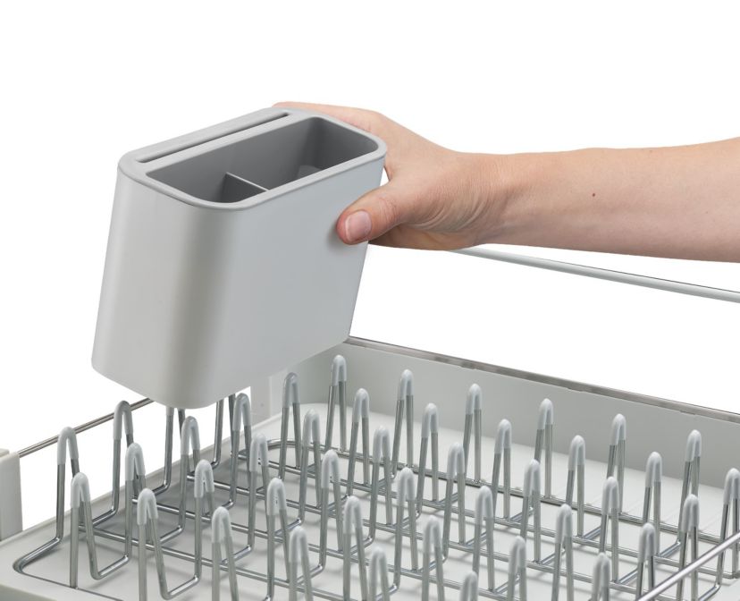 Extend Steel Expandable Dish Rack Grey