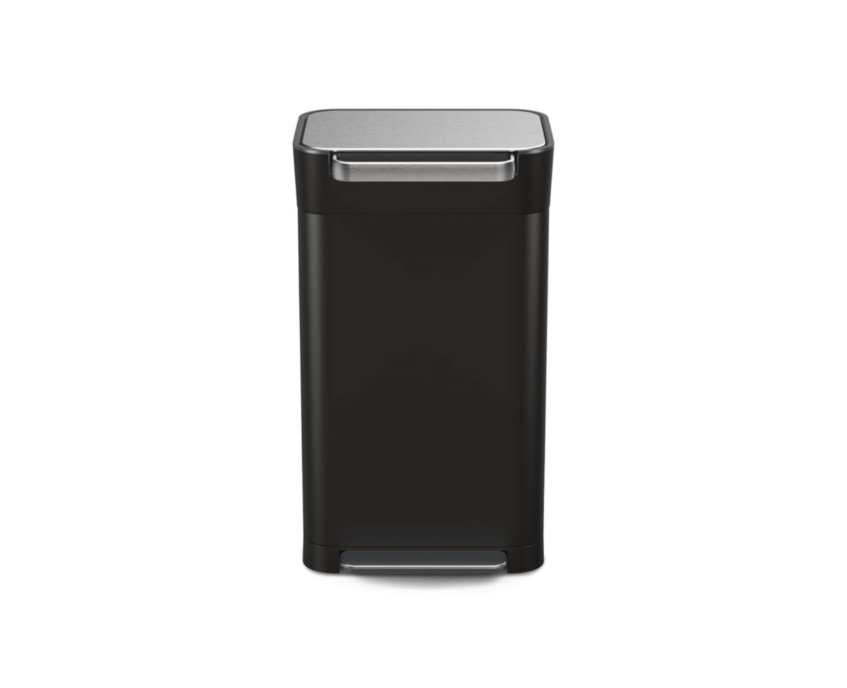 Titan 30L Trash Compactor Can Black