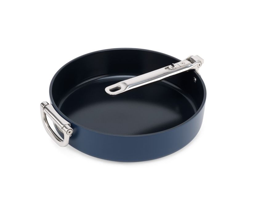 Space 11" ceramic non-stick frying pan with Folding Handle