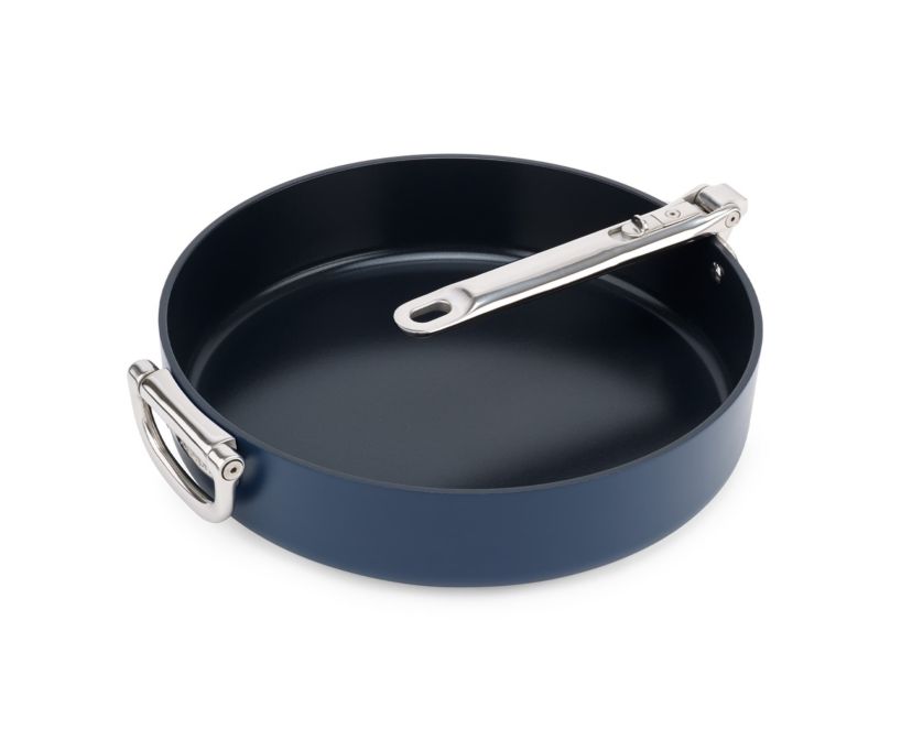 Space 12" ceramic non-stick frying pan with Folding Handle