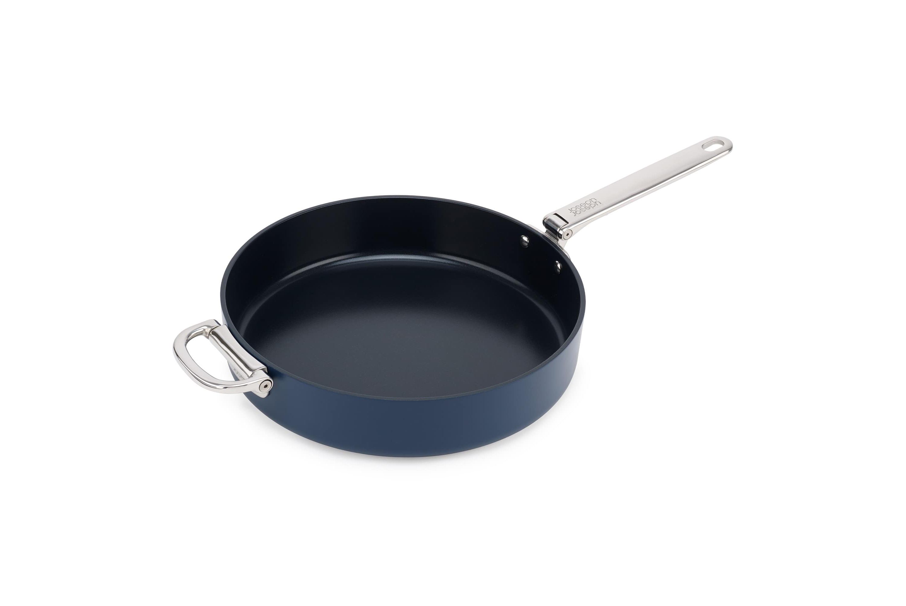 Space 12" ceramic non-stick frying pan with Folding Handle