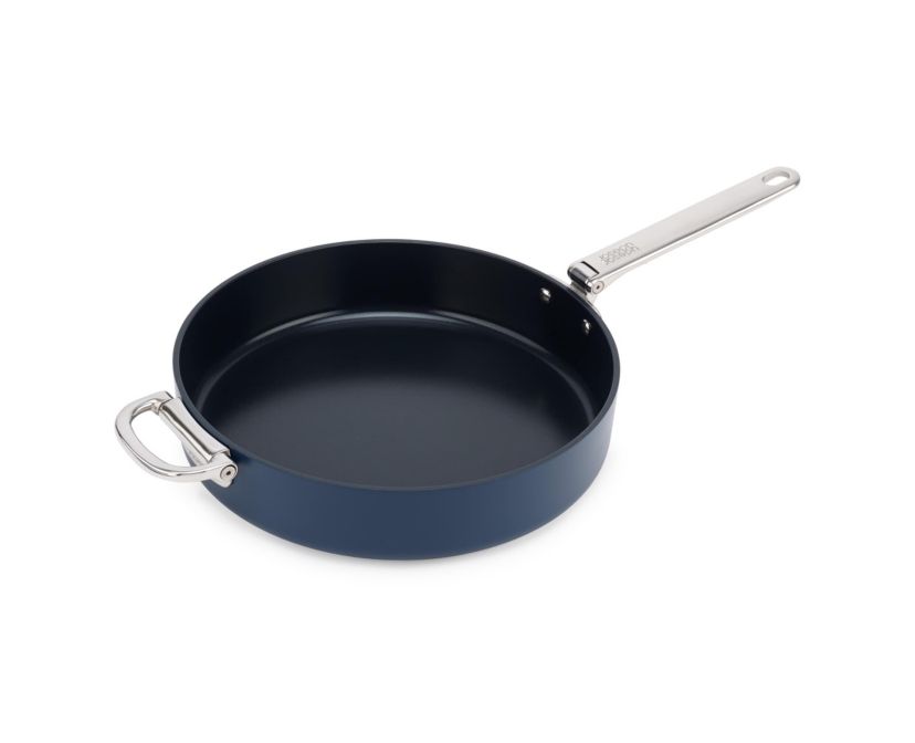 Space 12" ceramic non-stick frying pan with Folding Handle