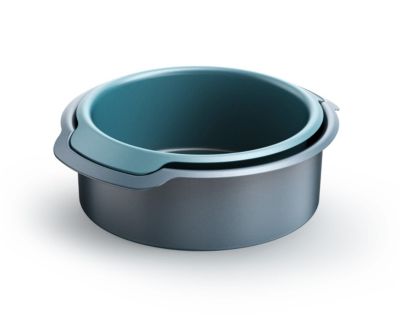 Nest Bake Set of 2 Non-stick Round Cake Pan with easy-pull handles