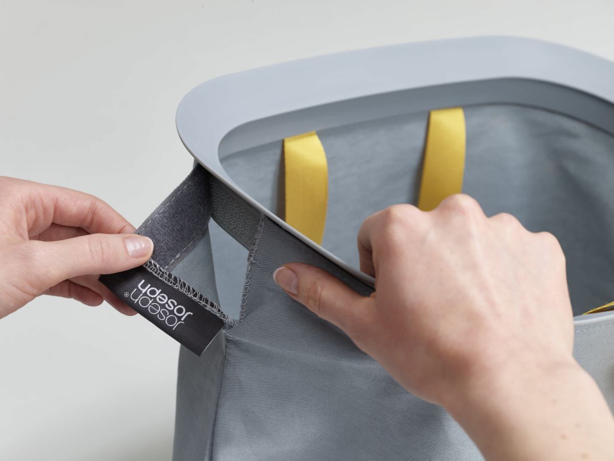 Tota 90-litre Laundry Separation Basket - Grey