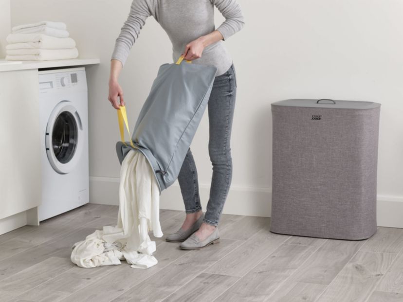 Tota 90-litre Laundry Separation Basket - Grey