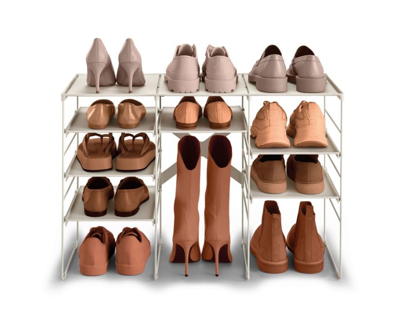Level Plus Adjustable Shoe Rack - Stores 12 pairs