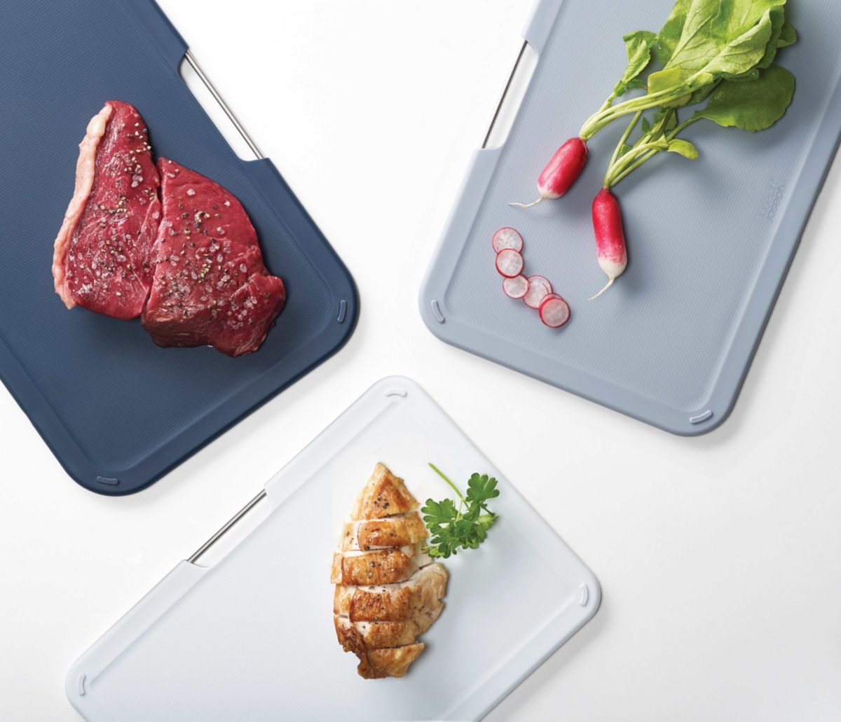Nest 3pc Regular Chopping Board Set Grey