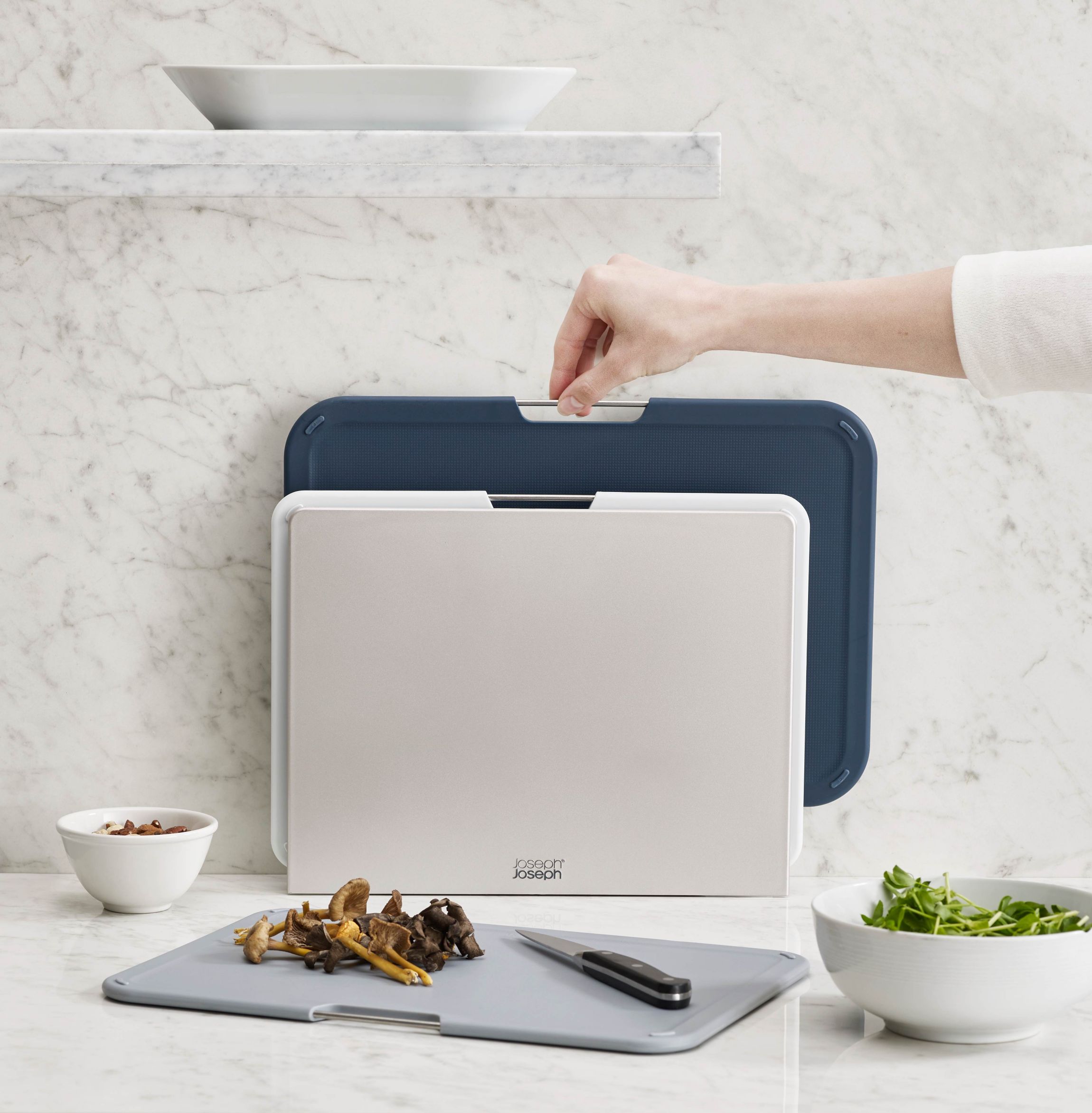 Nest 3pc Large Chopping Board Set Grey