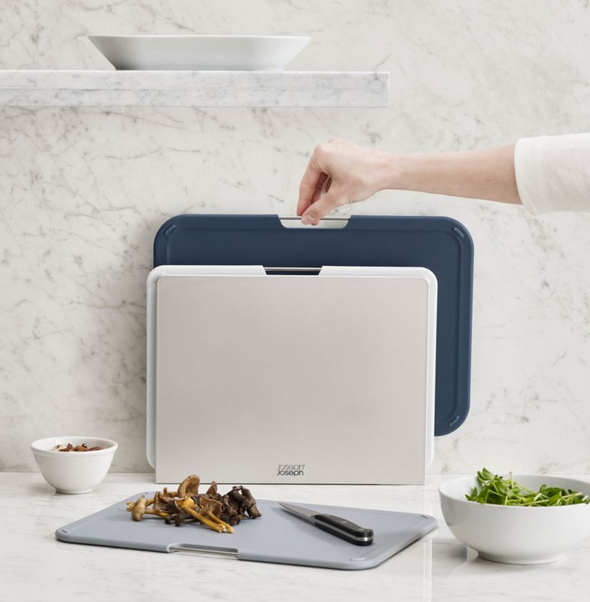 Nest 3pc Large Chopping Board Set Grey