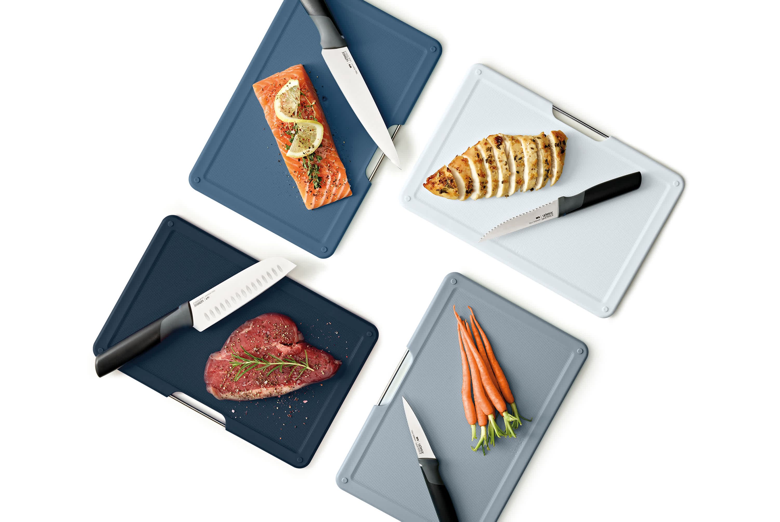 Folio Plus 8pc Knife and Board Set Graphite