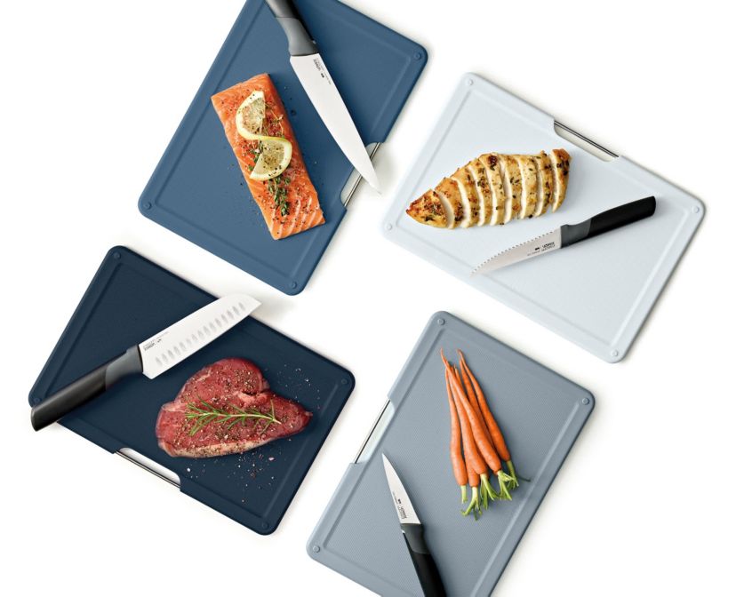 Folio Plus 8pc Knife and Board Set Graphite