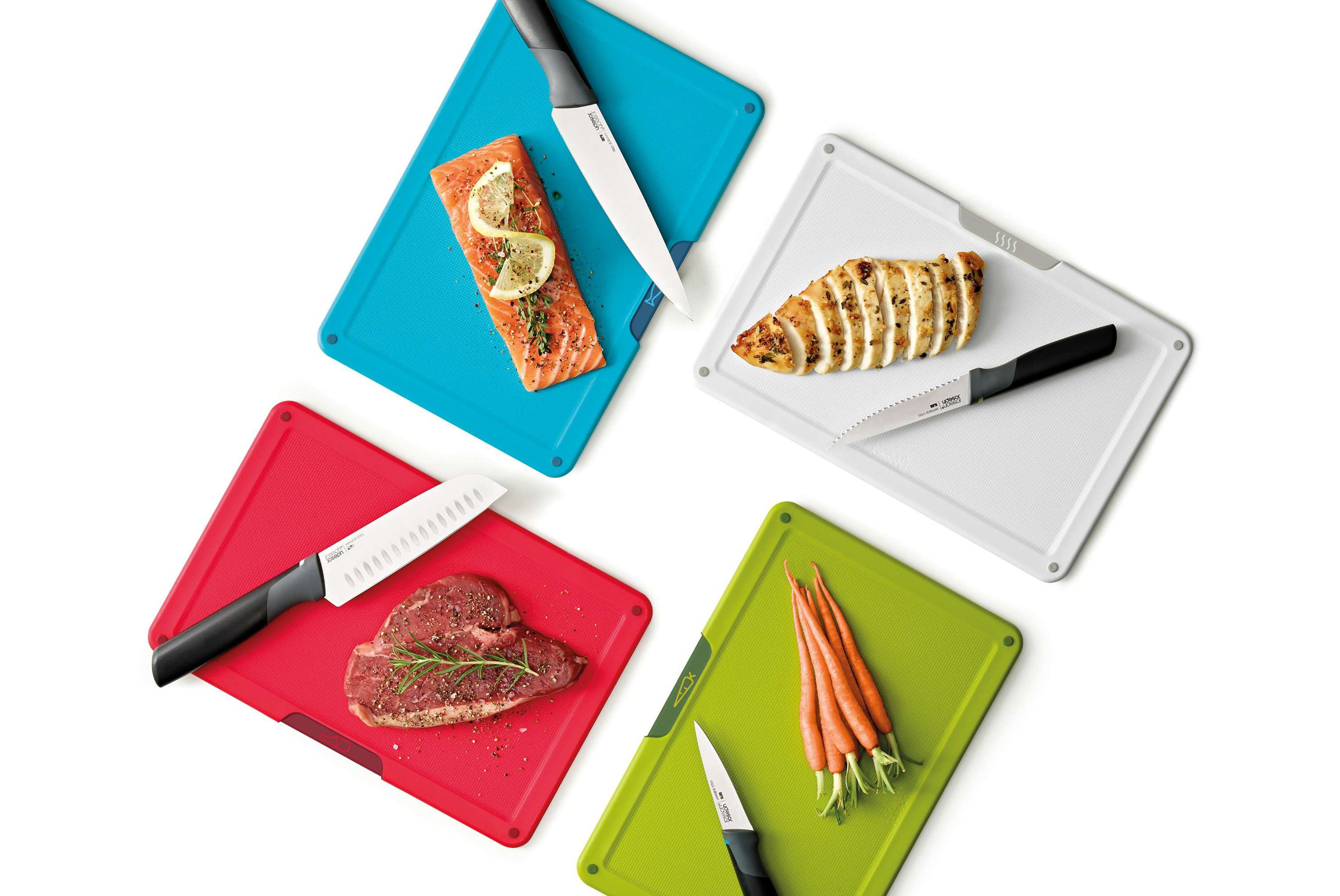Folio Icon Plus 8pc Knife and Board Set Multicolor