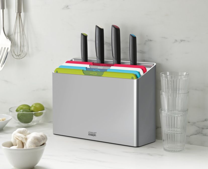 Folio Icon Plus 8pc Knife and Board Set Multicolor