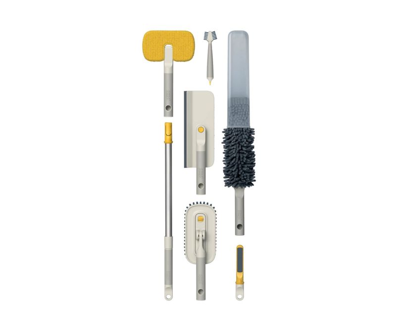 CleanTech 6-piece Deep Cleaning Set with Extension Pole
