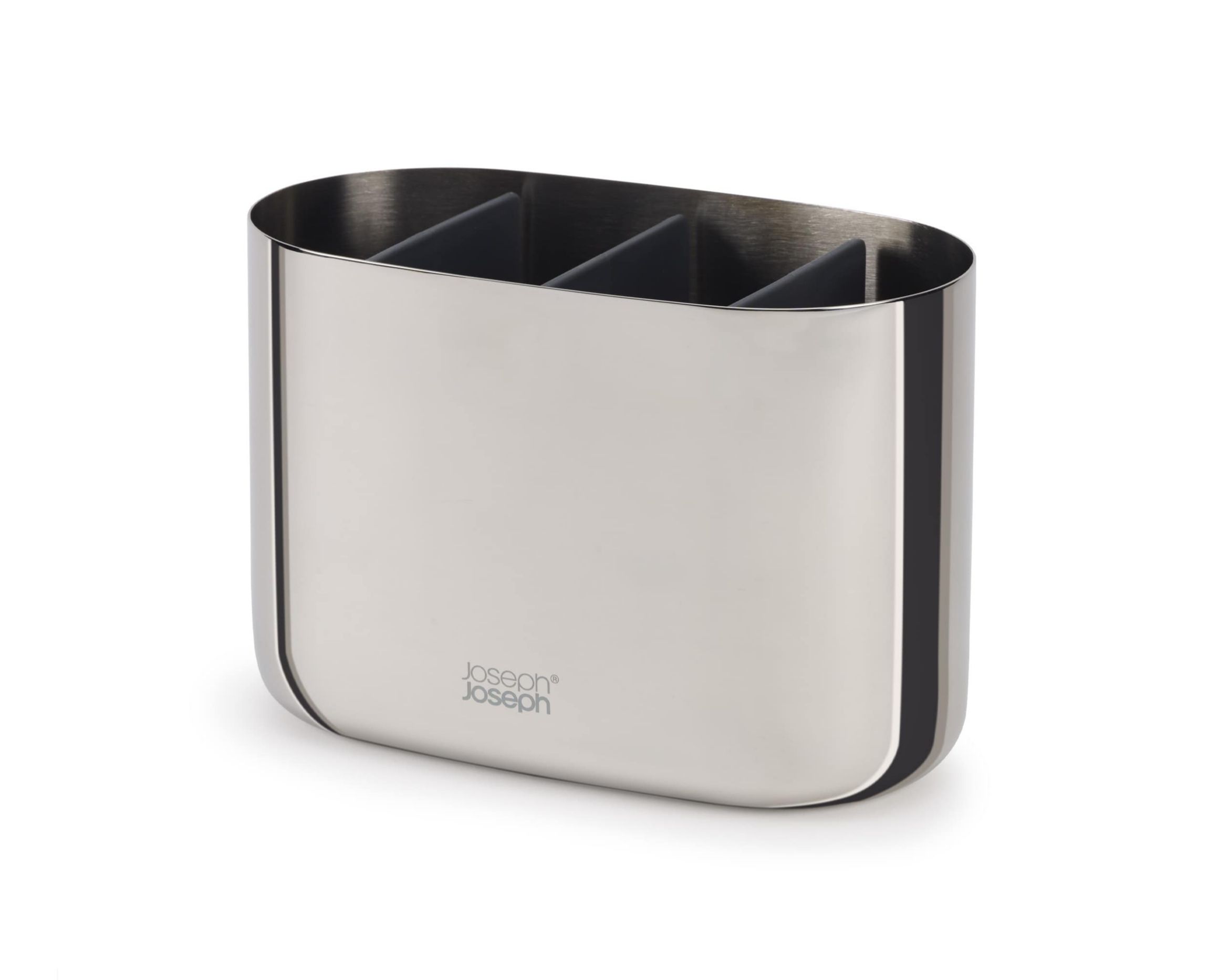 EasyStore Luxe Large Stainless-steel Toothbrush Caddy