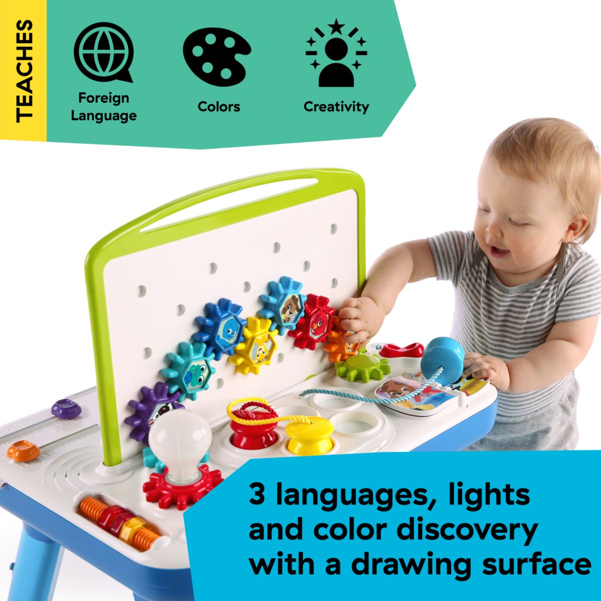 Curiosity Table Activity Station Toddler Toy