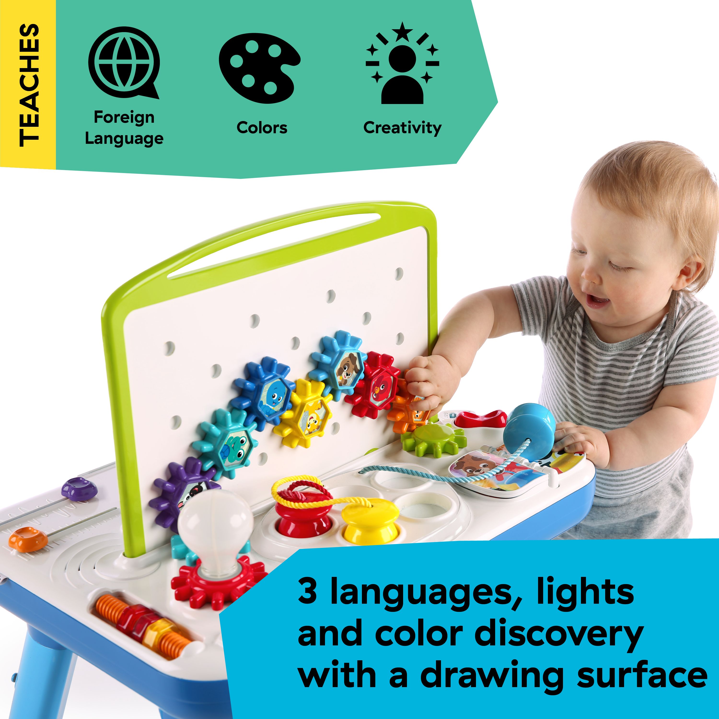 Curiosity Table Activity Station Toddler Toy