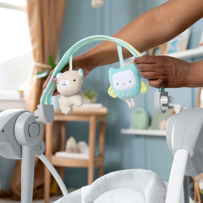 Comfort 2 Go Compact Portable Baby Swing, Fanciful Forest
