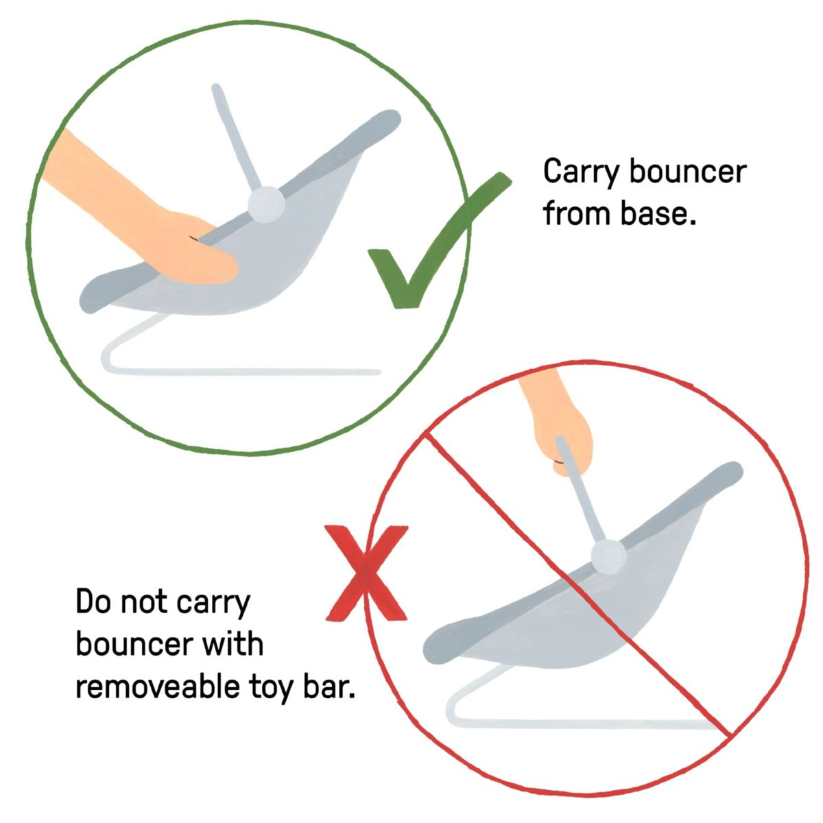 SmartBounce Automatic Baby Bouncer Seat, Braden