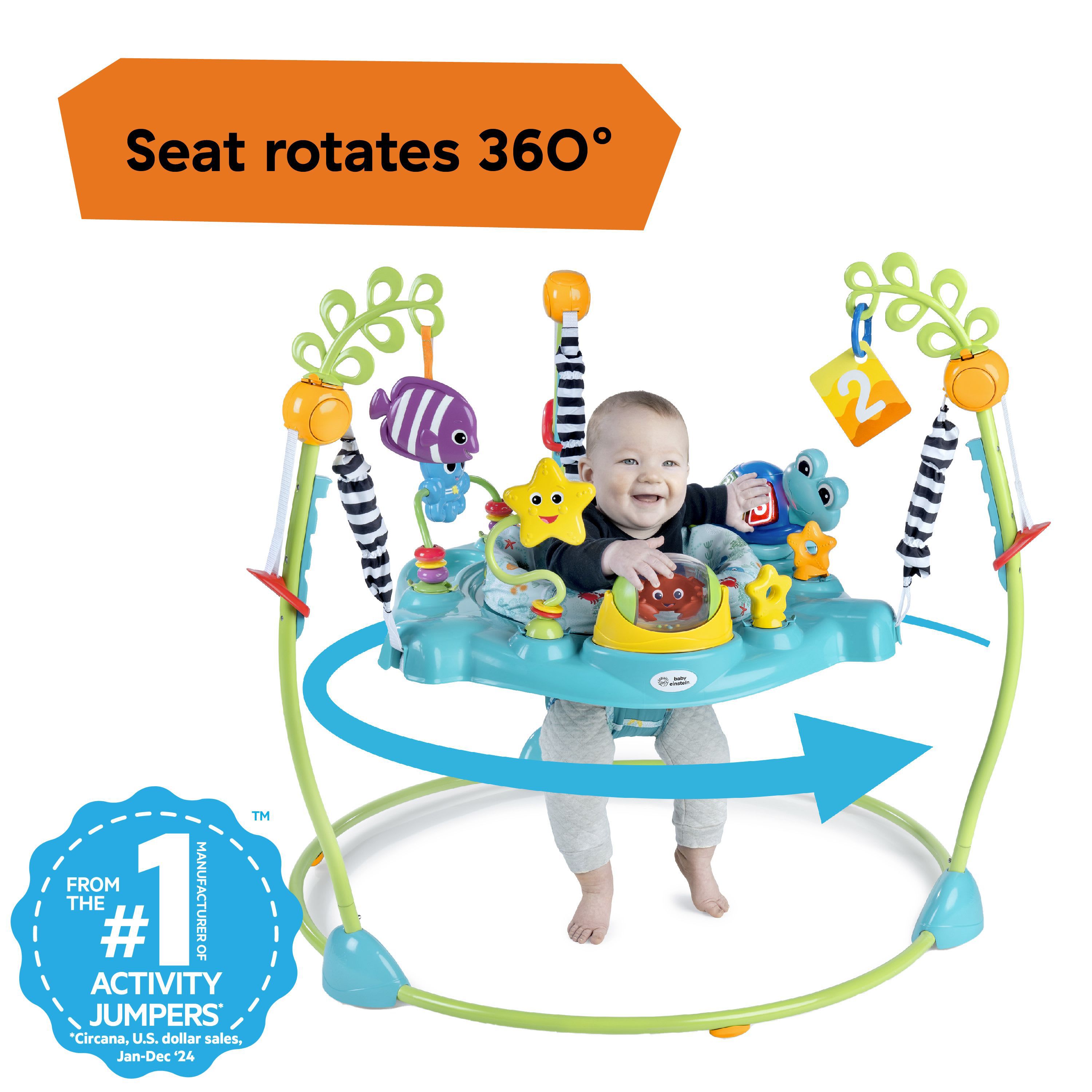 Ocean Explorers Curiosity Cove 2-in-1 Activity Jumper