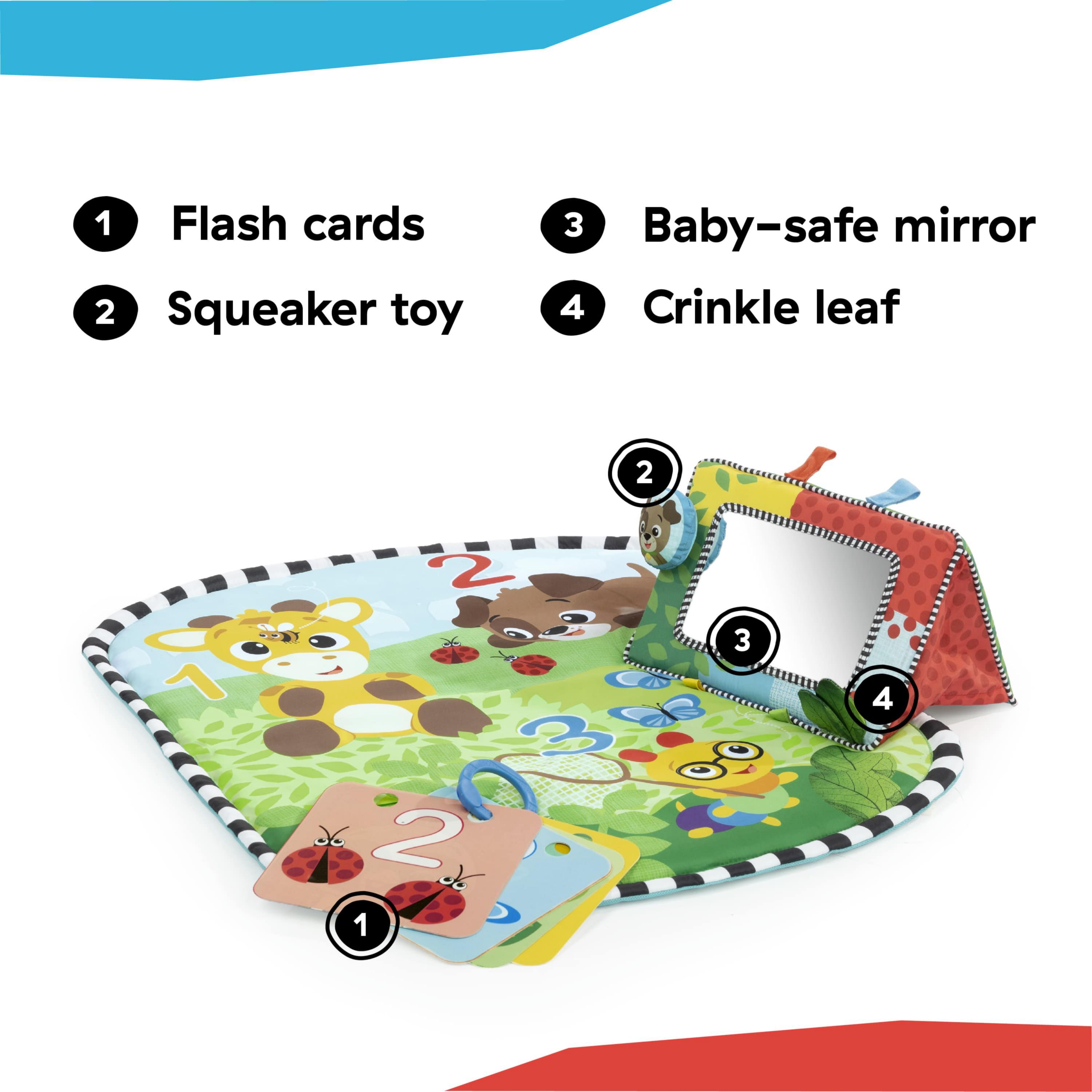 Sun Valley Wooden Toy Arch & Baby Play Mat, For Ages 0-36 Months
