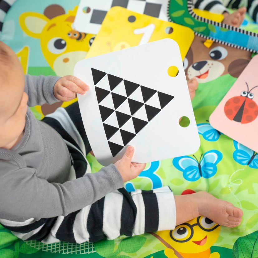 Sun Valley Wooden Toy Arch & Baby Play Mat, For Ages 0-36 Months