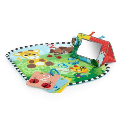 Baby Einstein Discovery Garden Tummy Time Mat & Mirror, Ages 0+ Months