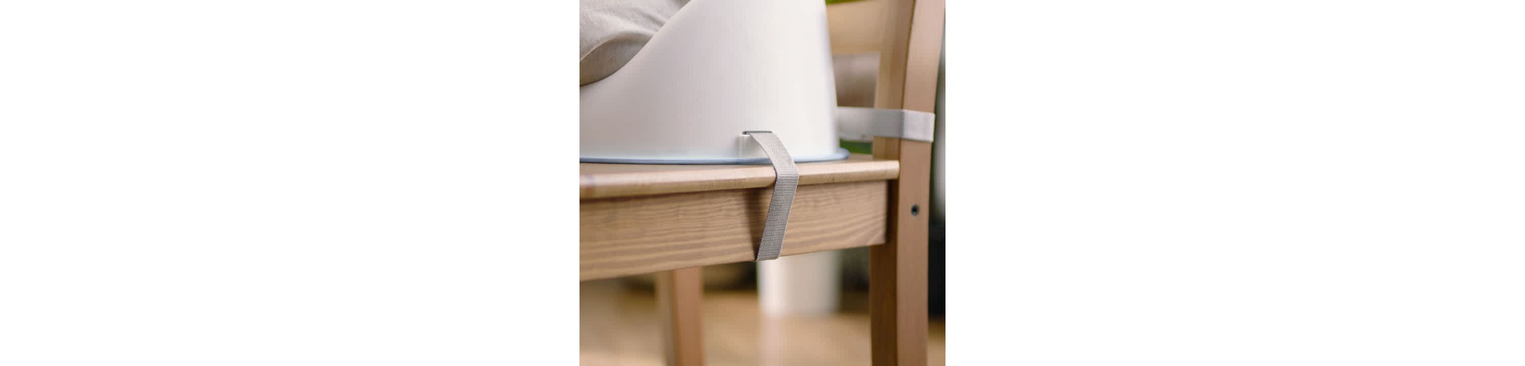 Simplicity Seat Easy-Clean Baby Booster Seat Feeding Chair - Grey