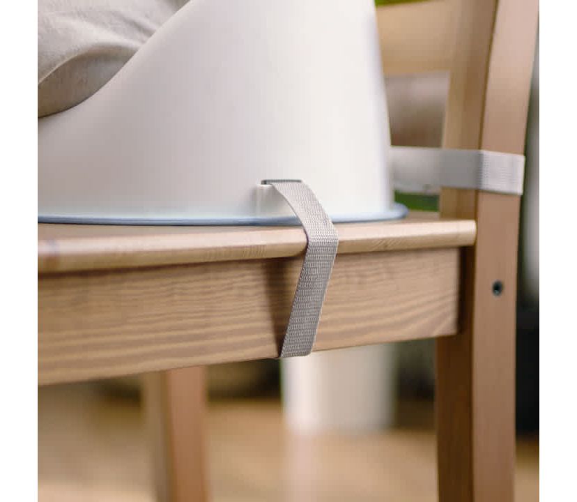 Simplicity Seat Easy-Clean Baby Booster Seat Feeding Chair - Grey