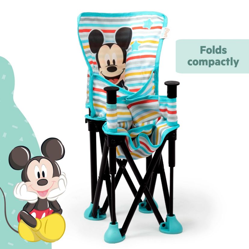 Disney Baby Pop N Sit Portable Booster, Mickey Mouse