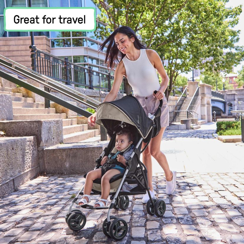 3D Mini Convenience Stroller, Cashew