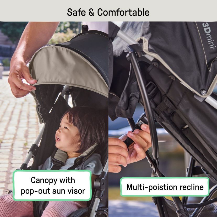 3D Mini Convenience Stroller, Cashew