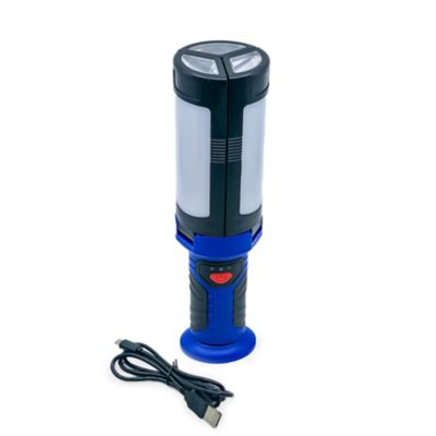 Flipo 3-Panel 800 Lumen Rechargeable COB LED Work Light, Blue