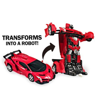 Flipo Shape-Shifting Robot Car, Red