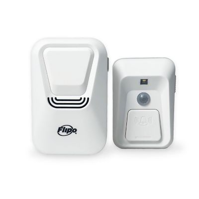 Flipo 8 Tone Wireless Doorbell | With Motion Sensing LED Light, White