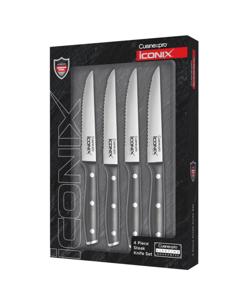 iconiX® Steak Knife Set Of 4