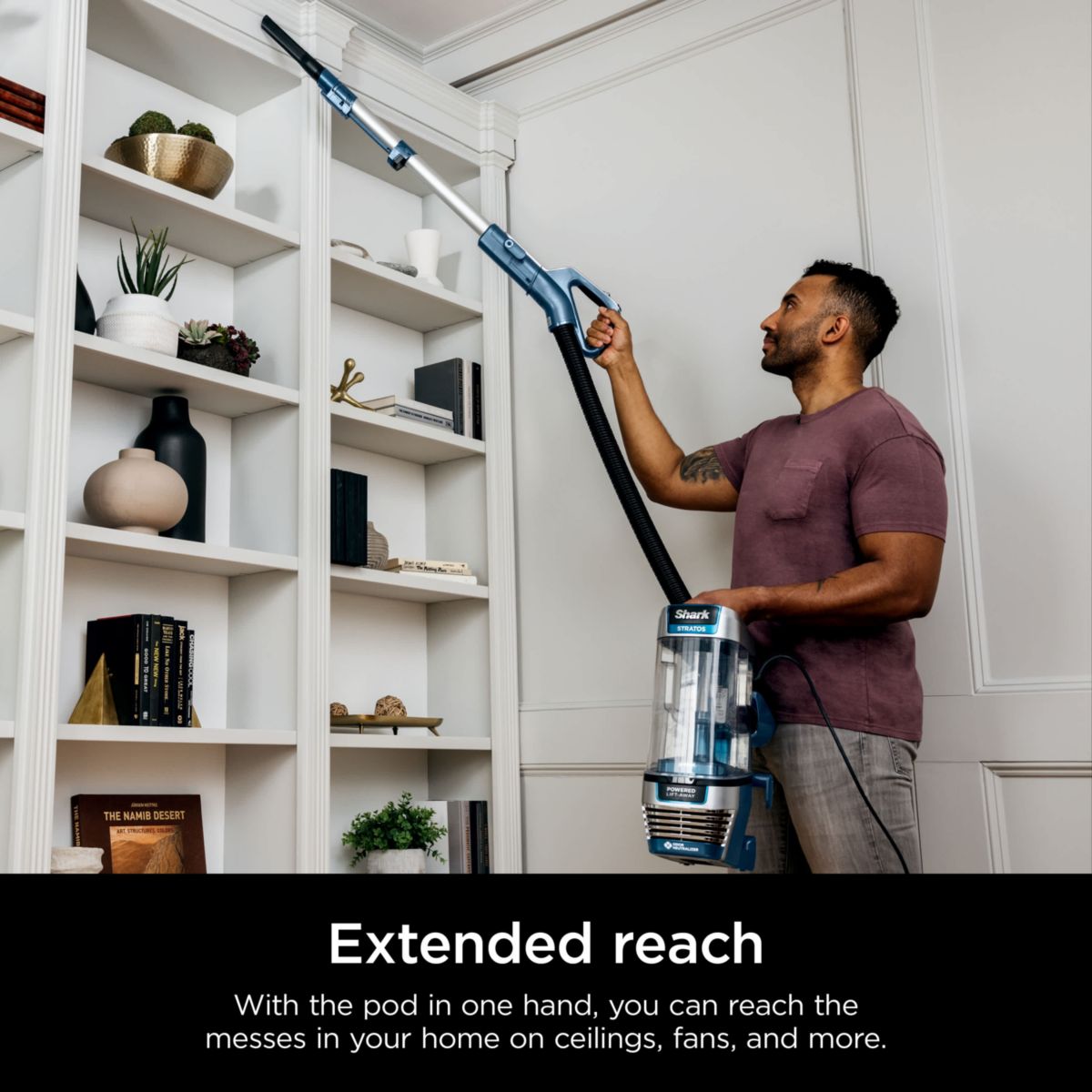 Stratos Upright Vacuum with DuoClean PowerFins