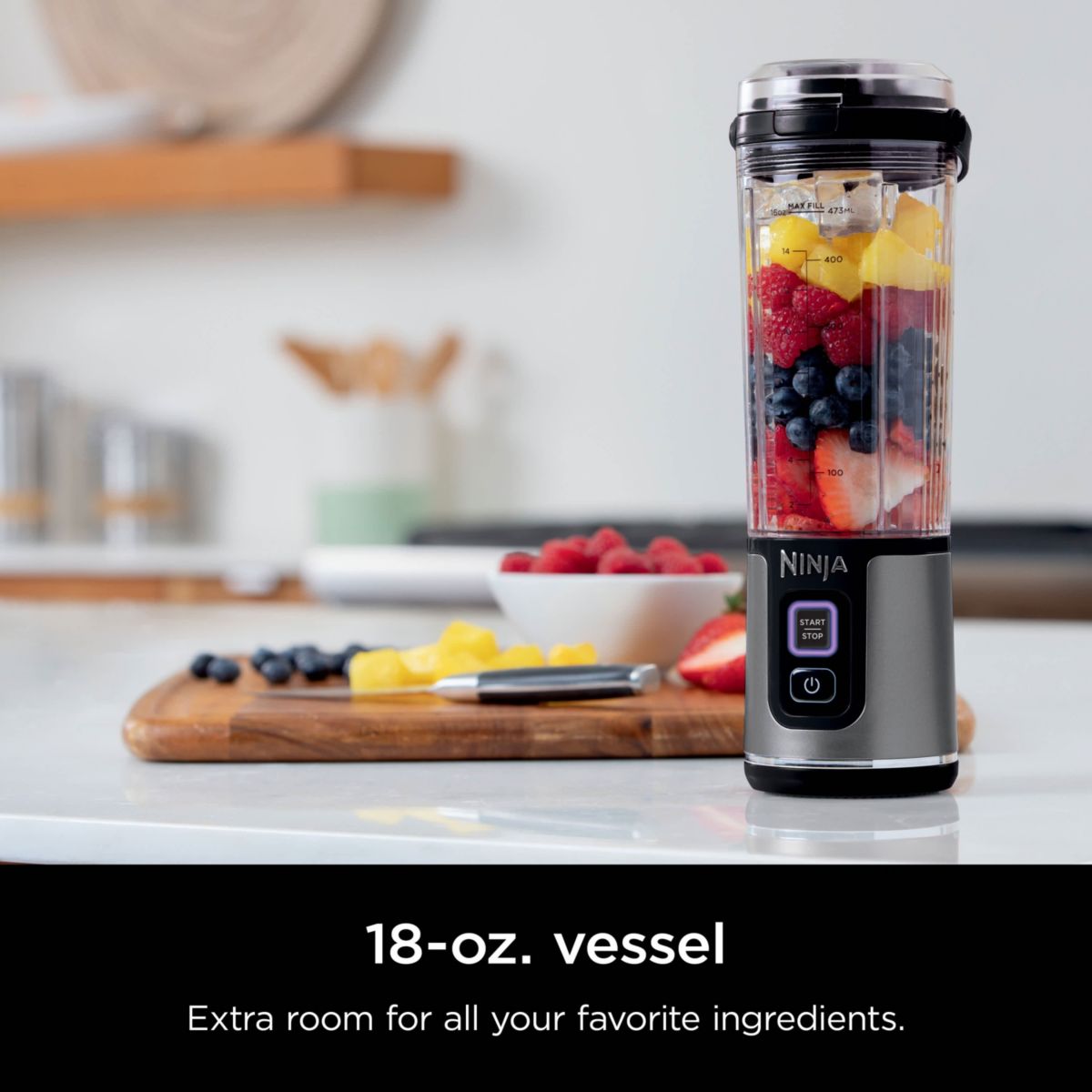 Blast Portable Blender, Denim Blue