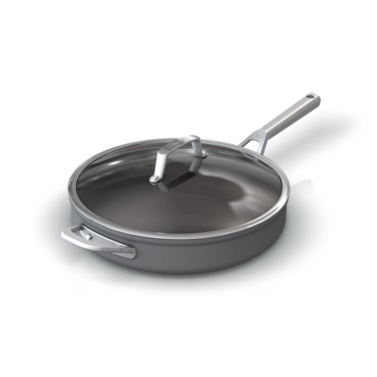 Foodi NeverStick Premium 4-Quart Sauté Pan with Glass Lid