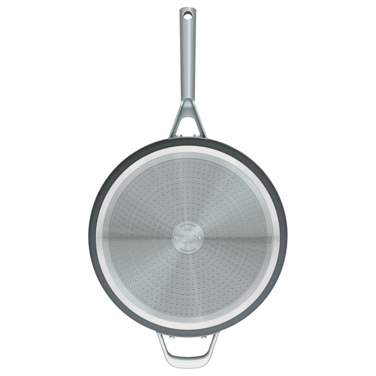 Foodi NeverStick Premium 4-Quart Sauté Pan with Glass Lid