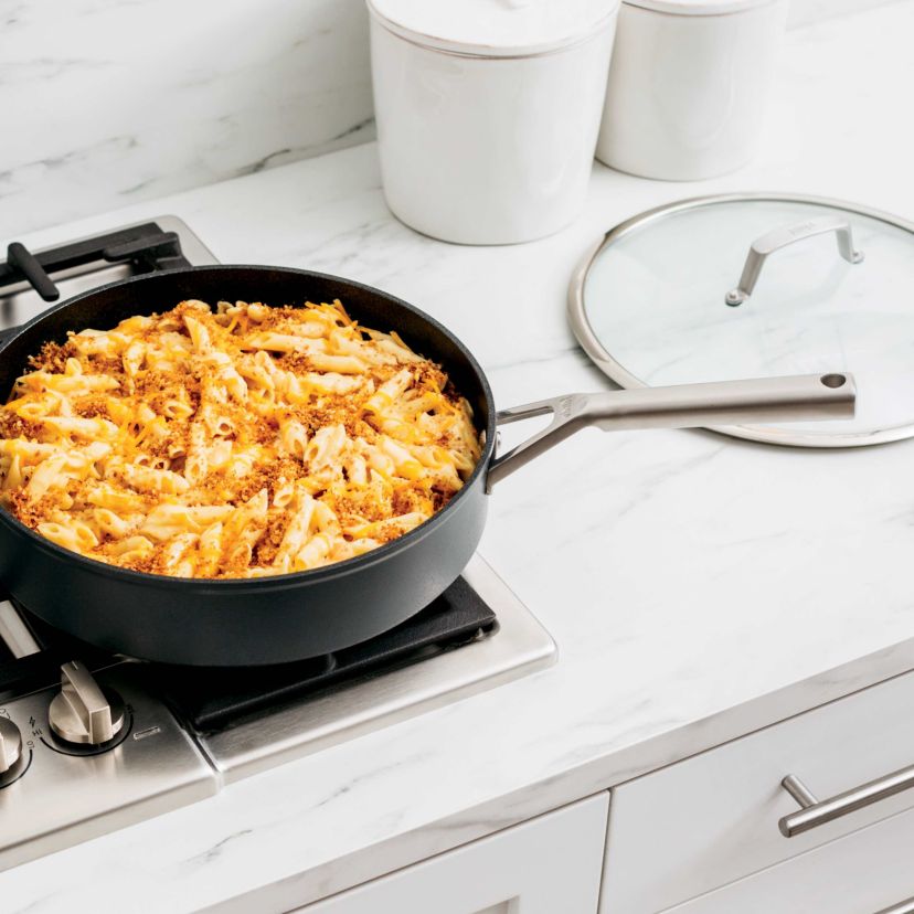 Foodi NeverStick Premium 4-Quart Sauté Pan with Glass Lid