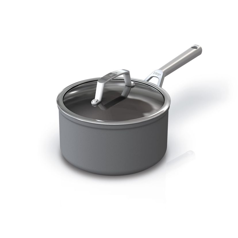 Foodi NeverStick Premium 3.5-Quart Saucepan with Glass Lid