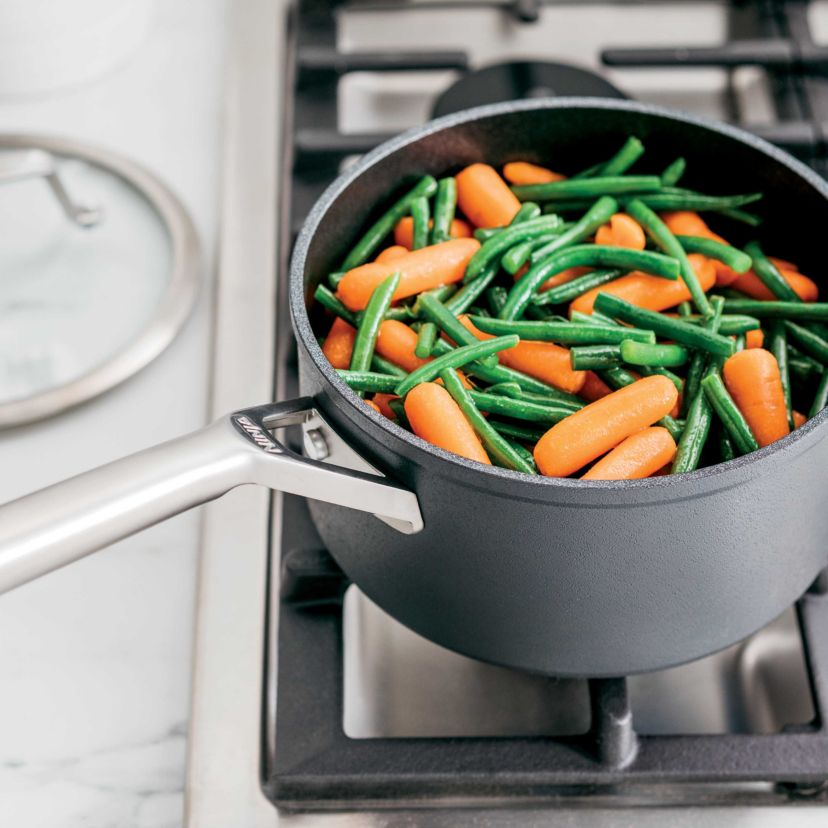 Foodi NeverStick Premium 3.5-Quart Saucepan with Glass Lid