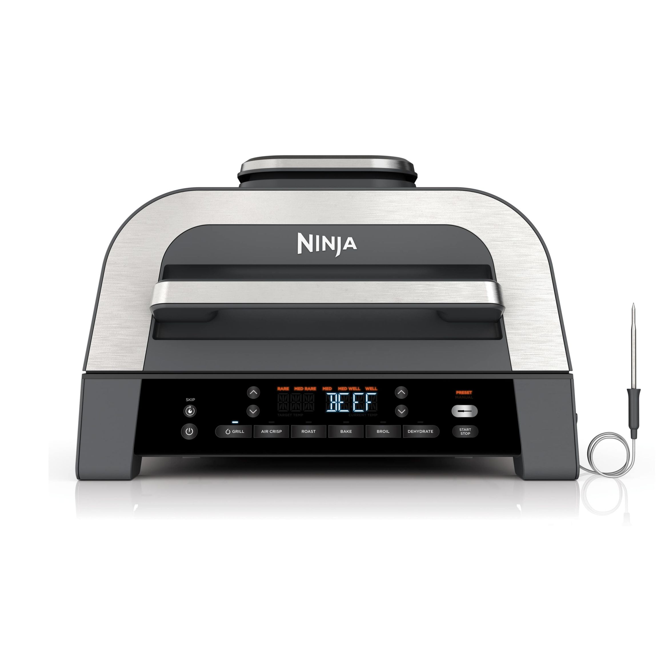 Foodi Smart XL 6-in-1 Indoor Grill & Air Fryer with Built in Thermometer