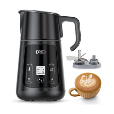 Dreo BaristaMaker Milk Frother, All-in-1, Black