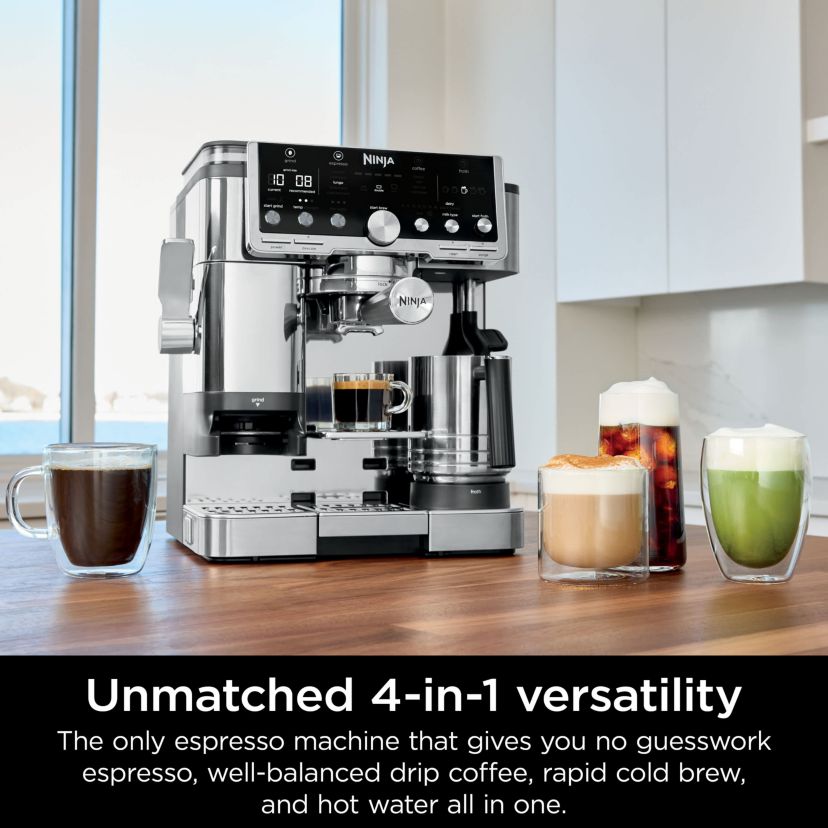 Luxe Café Pro Series Espresso Machine, Drip Coffee Maker, Cold Brew Machine & Hot Water System